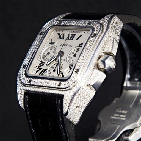 cartier santos 100 xl diamond replica|cartier santos 100 good investment.